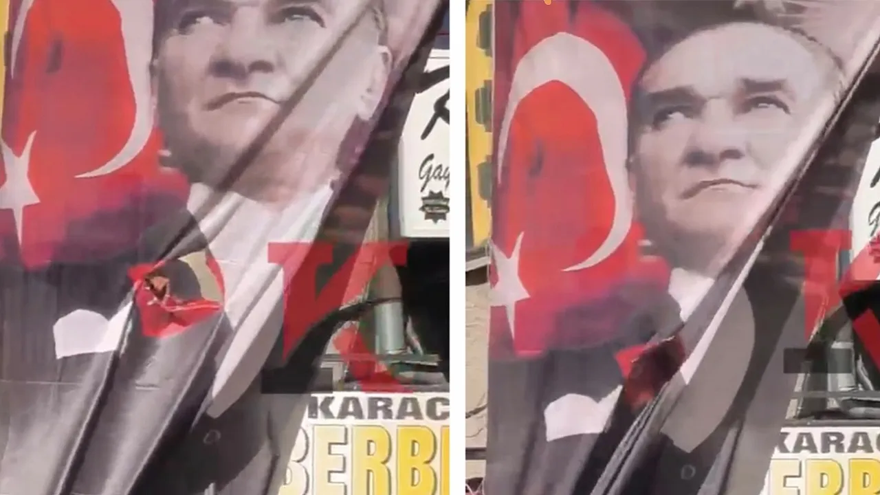 Kayseri’de Atatürk Posterindeki 6 Ok Görseli Kesildi – Kayseri Haberim